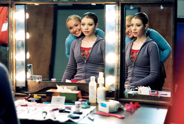 Hayden Panettiere (L) Michelle Trachtenberg (R) in "Ice Princess" (Walt Disney / Courtesy Everett Collection)