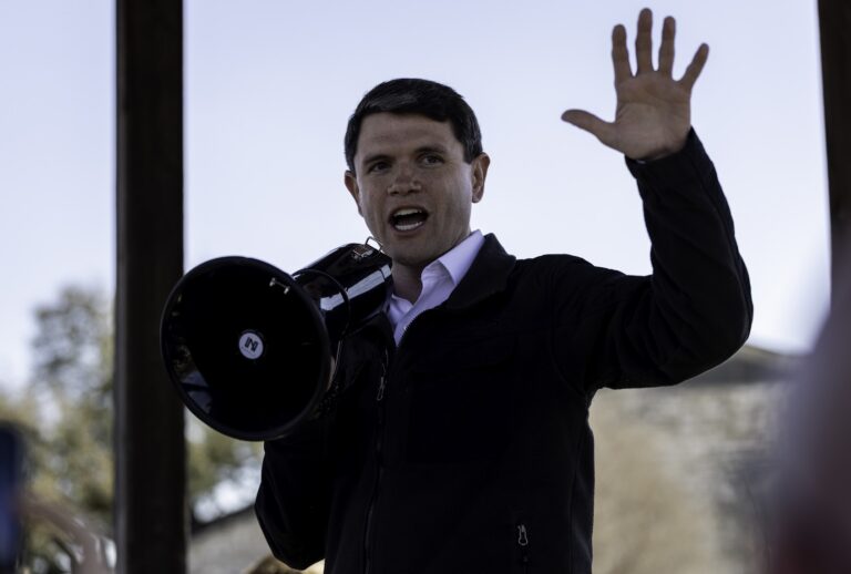 James Talarico. (Photo by John Moore/Getty Images )
