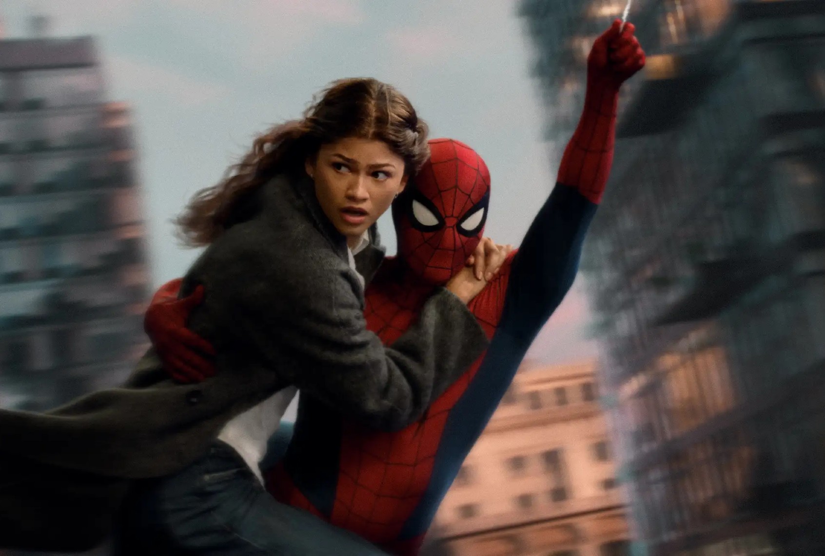 Zendaya and Tom Holland in "Spider-Man: Brand New Day" (Sony Pictures)