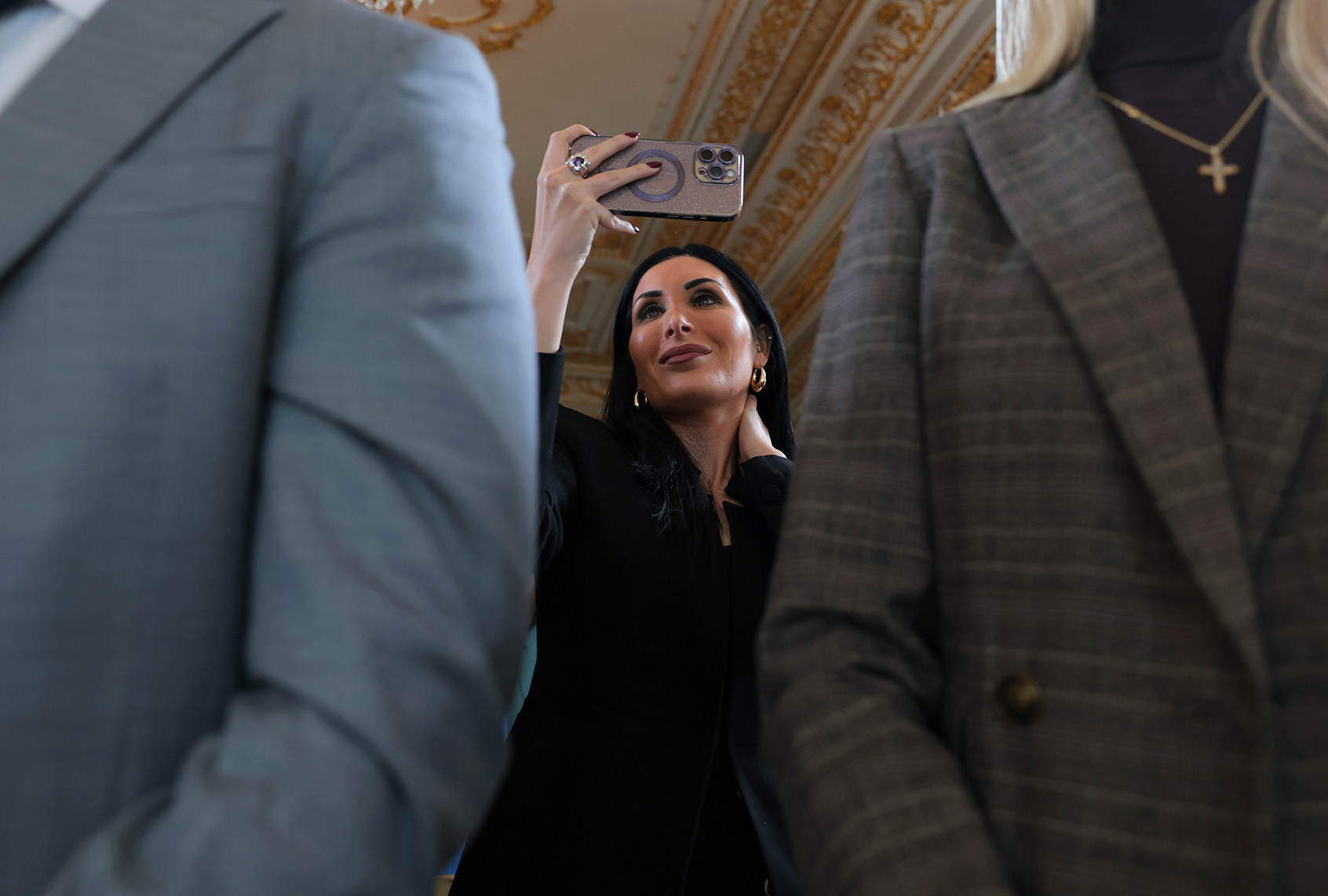 Right-wing activist Laura Loomer attends a road dedication ceremony at Mar-a-Lago on Jan. 16, 2026, in Palm Beach, Florida. (Anna Moneymaker / Getty Images)