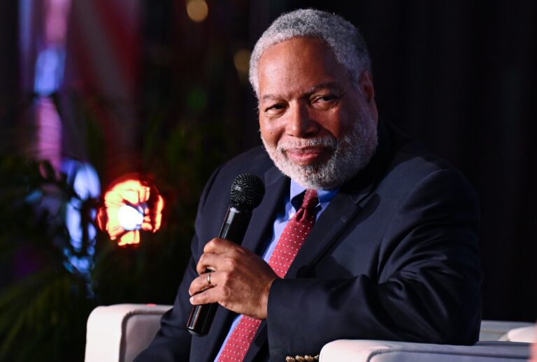 Lonnie G. Bunch III, 14th Secretary of the Smithsonian Institution, speaks onstage during the John and Lillian Miles Lewis Foundation 2025 Good Trouble Gala at Flourish Atlanta on May 29, 2025 in Atlanta, Georgia. (Photo by Paras Griffin/Getty Images)