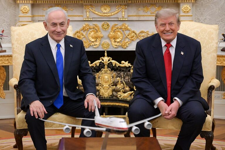 Prime Minister Netanyahu meets with his strongest ally President Trump at the White House in July 2026. (Anadolu / Getty Images)