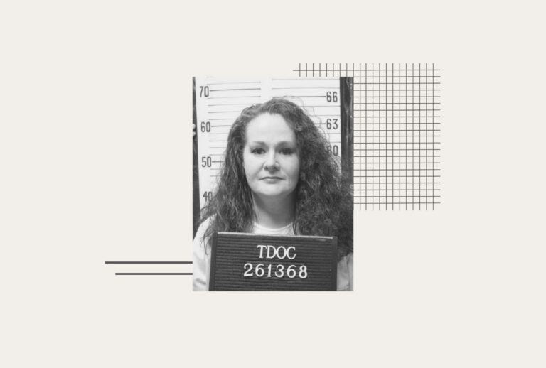 Christa Pike, the only woman on Tennessee's death row, appears in an undated Tennessee Department of Correction photo. (Illustration by Salon / Tennessee Department of Correction)