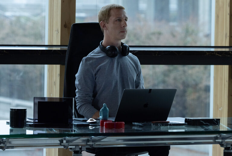 Jeremy Strong in Columbia Pictures' "The Social Reckoning" (Sony Pictures Entertainment)